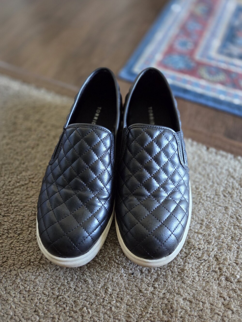 torrid Quilted Black Slip-On Loafers